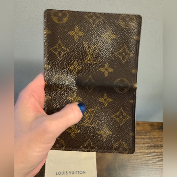 Louis Vuitton Vintage Dark Brown Monogram Card Holder Bifold - Picture 5 of 9